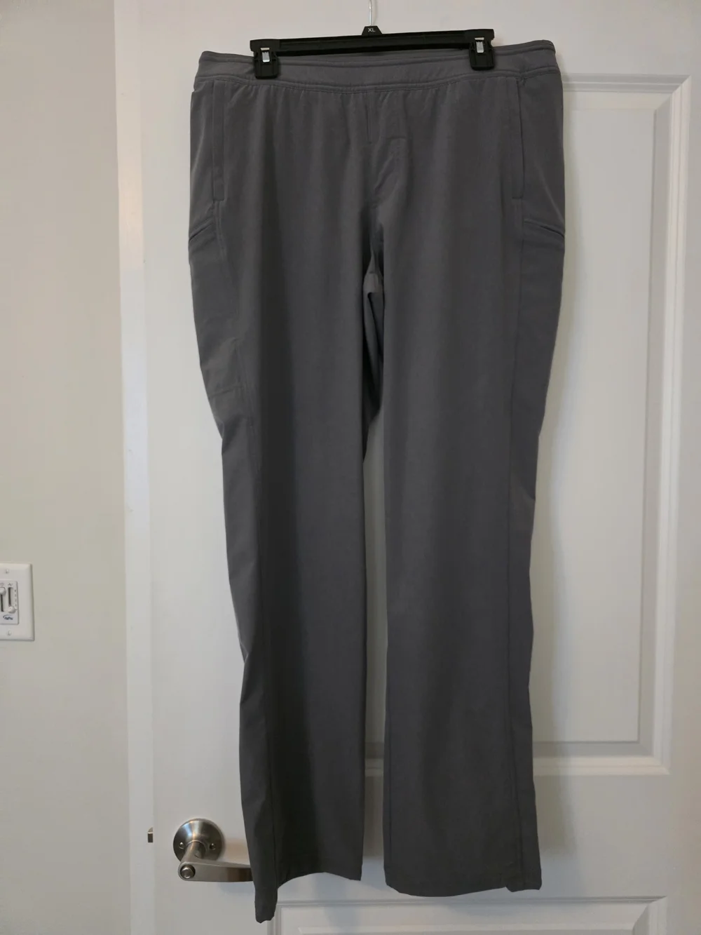 Kuhl Women's Free Flex Dash Straight-Leg Pants in Gray LARGE